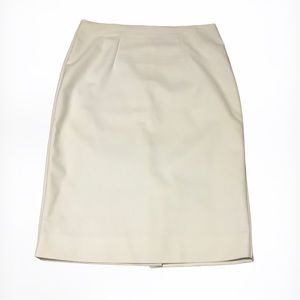 HP. LE CHATEAU Ivory Midi Lined Pencil Skirt BNWOT